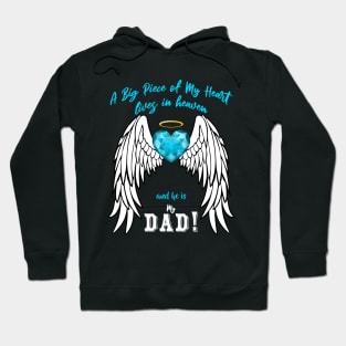 Dad Angel Wings | A Big Piece of My Heart Hoodie